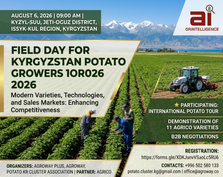 Innovations, Exports, and the International Potato Tour: Large-Scale Field Day for Kyrgyzstan Potato Growers 2026 to be Held in Issyk-Kul 18 Innovations, Exports, and the International Potato Tour: Large-Scale Field Day for Kyrgyzstan Potato Growers 2026 to be Held in Issyk-Kul