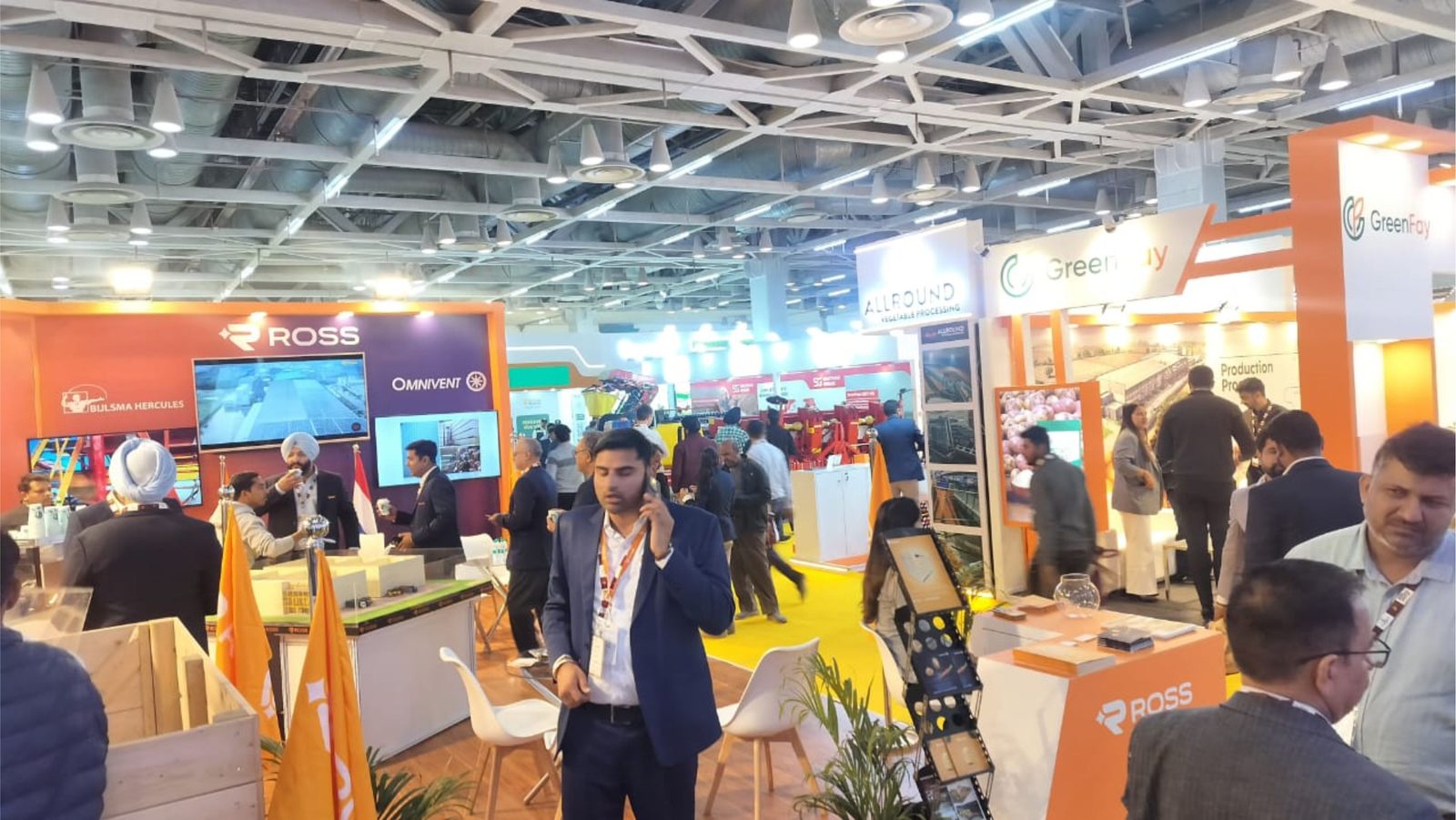 At the HyFarm stand, GPS 2025 exhibition