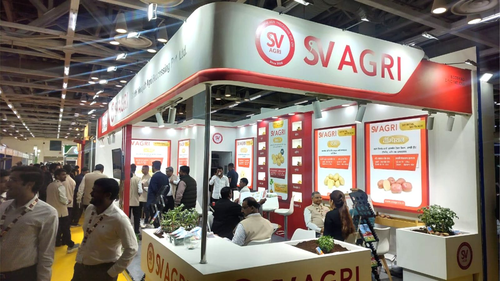 The stand of Indian company SV Agri.