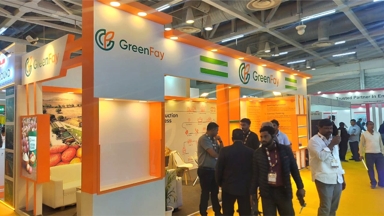 The GreenFay stand at the GPS 2025 exhibition.