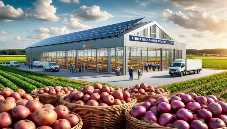 Heidesand Cooperative Opens State-of-the-Art 10,000 m² Packaging Center for Potatoes and Onions in Germany