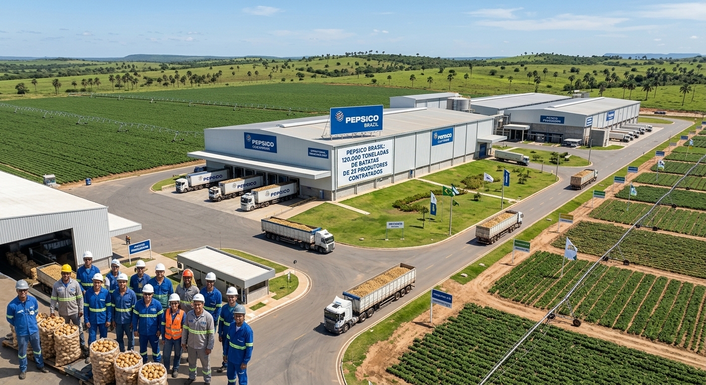 PepsiCo Brazylia: 120 000 ton od 23 zakontraktowanych plantatorów, z chłodnią jako zabezpieczeniem operacyjnym