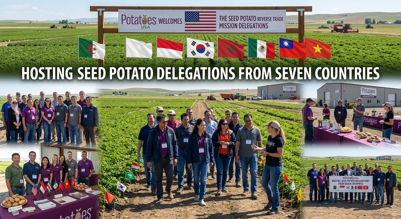 استضافت منظمة Potatoes USA بعثة تبادل عكسي لبذور البطاطس لوفود من سبع دول