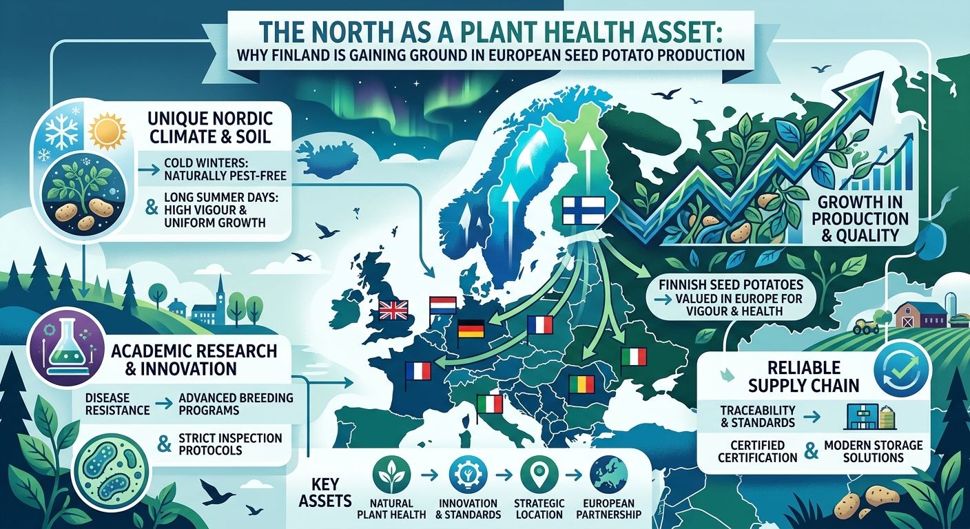 Der Norden als Ressource für die Pflanzengesundheit: Warum Finnland in der europäischen Saatkartoffelproduktion an Boden gewinnt