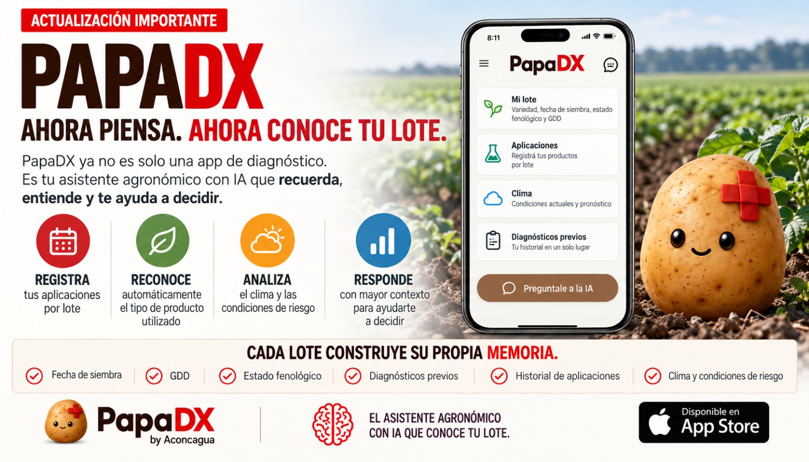 Аргентина: PapaDX жасанды интеллект агрономиялық көмегіне көшу үшін әр егістікке жад қосады