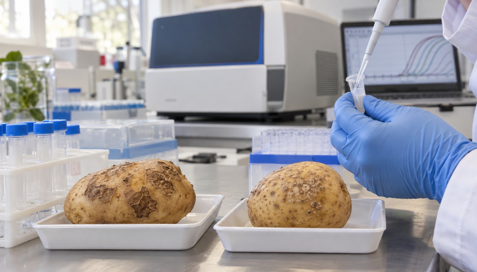 Chilean researchers move to bring a single-test ID for powdery and common scab into diagnostic labs
