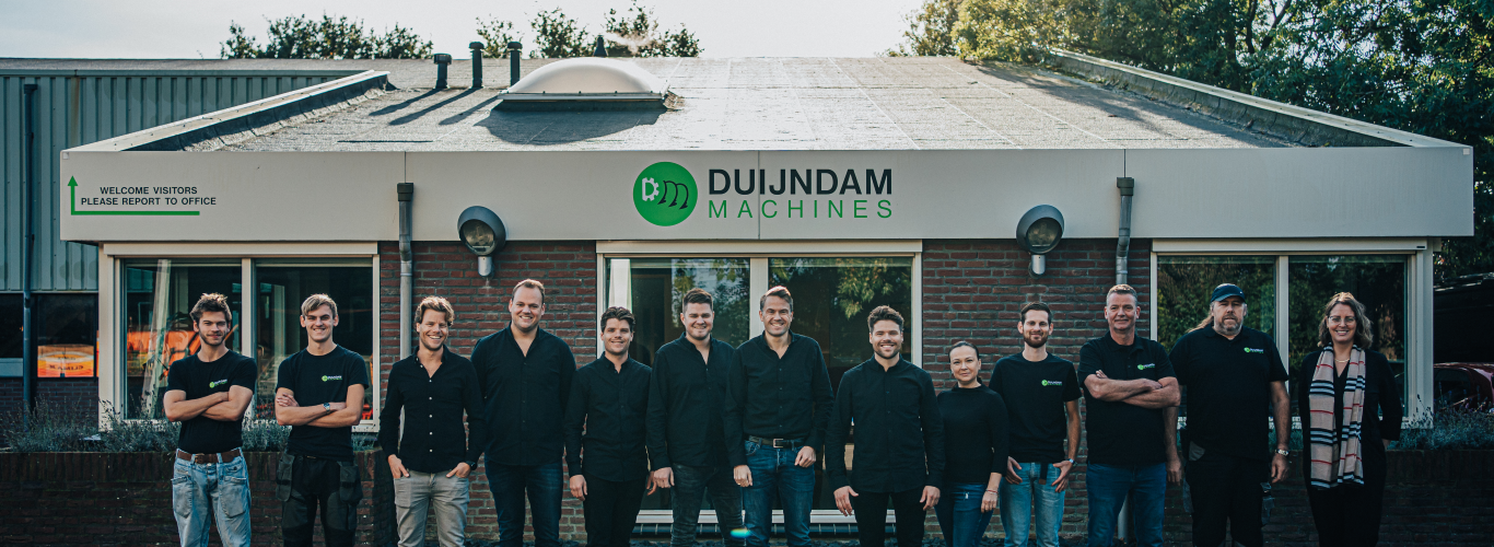 Netherlands: Used potato machinery as a lower-cost route to extra capacity 2 Duijndam Machines team in front of the company building in the Netherlands