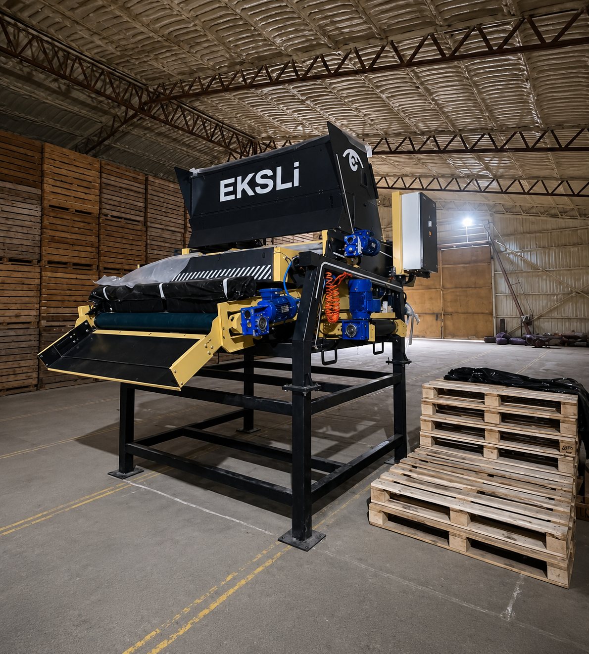 EKSLi optical sorter indoors