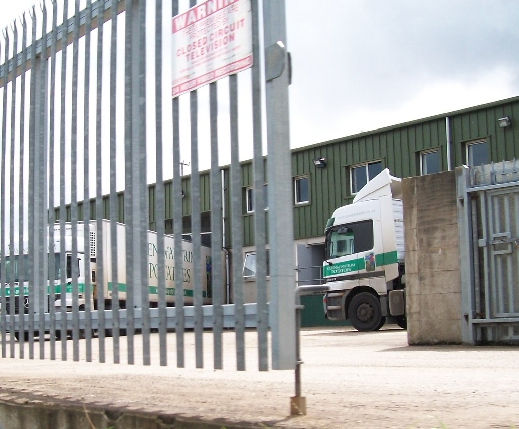 Glens of Antrim Potatoes depot, Cushendall, Northern Ireland