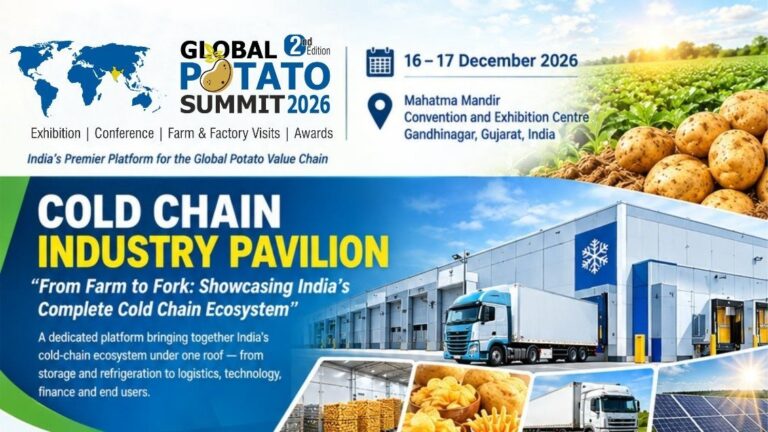 Indie: POTATOES NEWS zostaje międzynarodowym partnerem promocyjnym Global Potato Summit 2026 2 Globalny Szczyt Ziemniaczany 2026, Gandhinagar, 16–17 grudnia