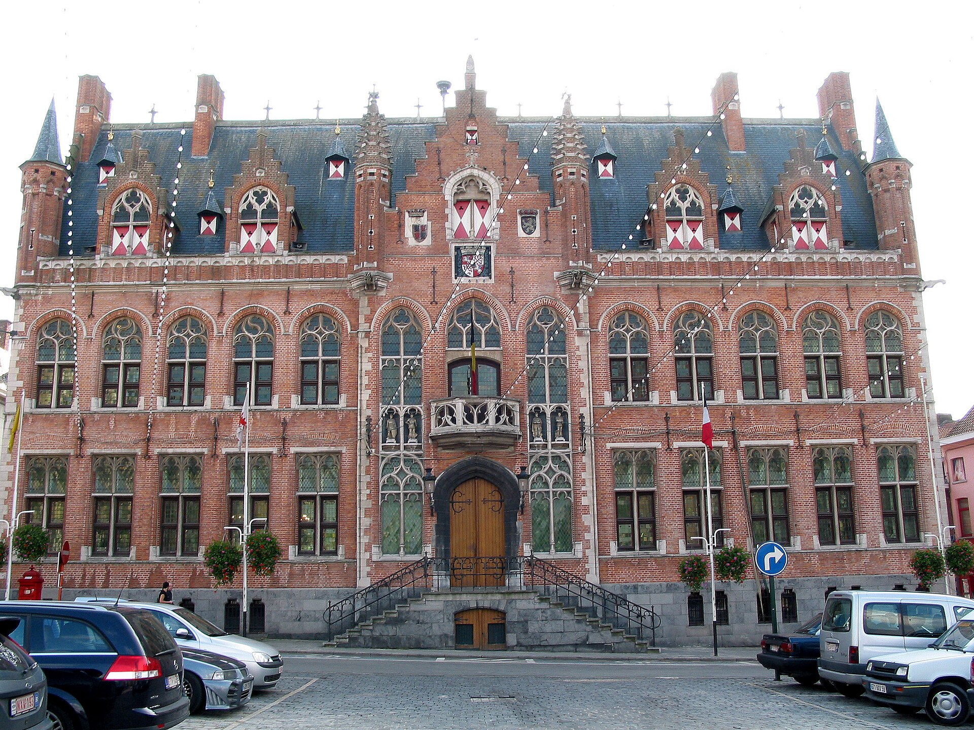 Town hall of Mouscron, Belgium