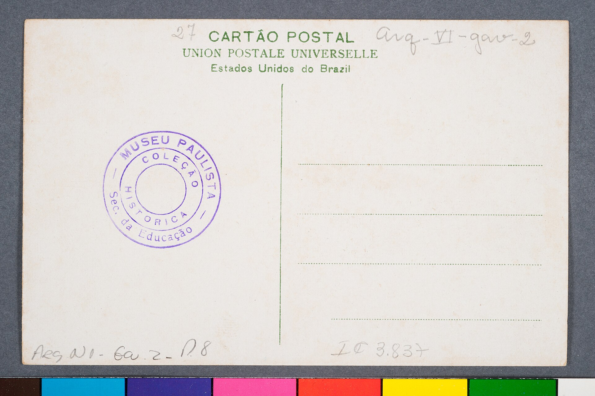 A potato plantation in the state of São Paulo, Brazil, historical photograph