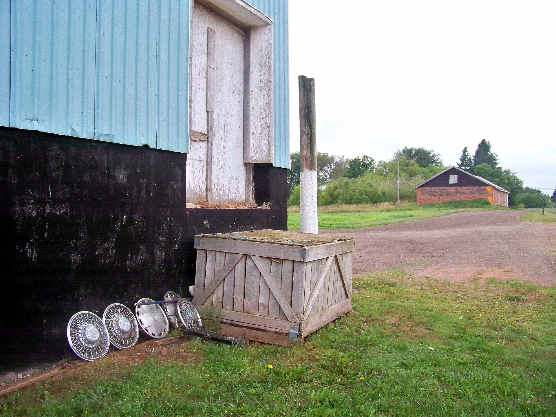 A potato warehouse in York, Prince Edward Island, Canada (not Russia)