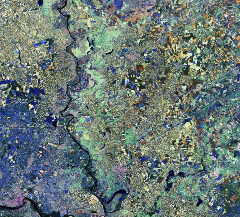 Serbia: Growers Say Imports Now Cover About 40% of Potato Needs as Local Area Shrinks 3 Farmland of Vojvodina, Serbia, seen by the Sentinel-2A satellite