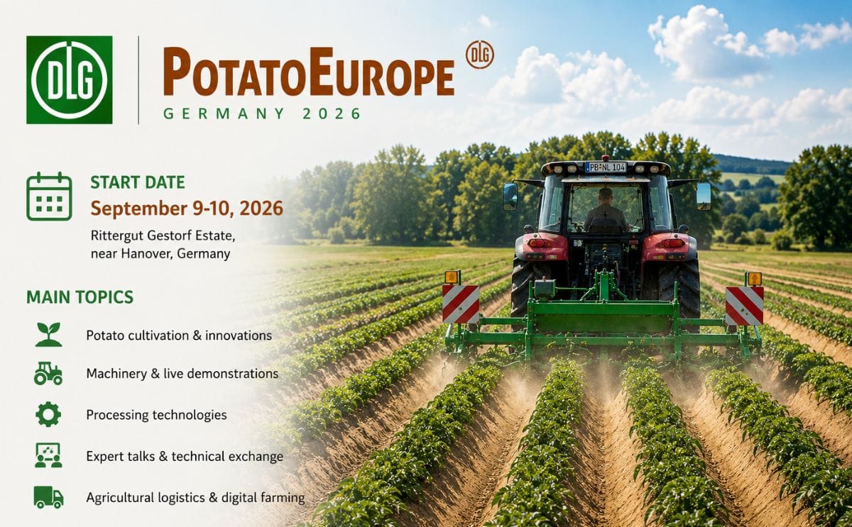 PotatoEurope 2026: Jubiläumsmesse zieht an neuen Veranstaltungsort um und wächst
