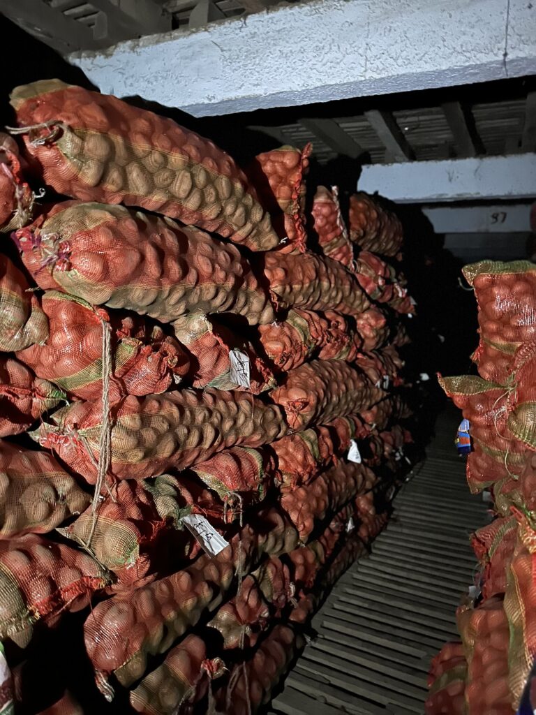 Potato storage