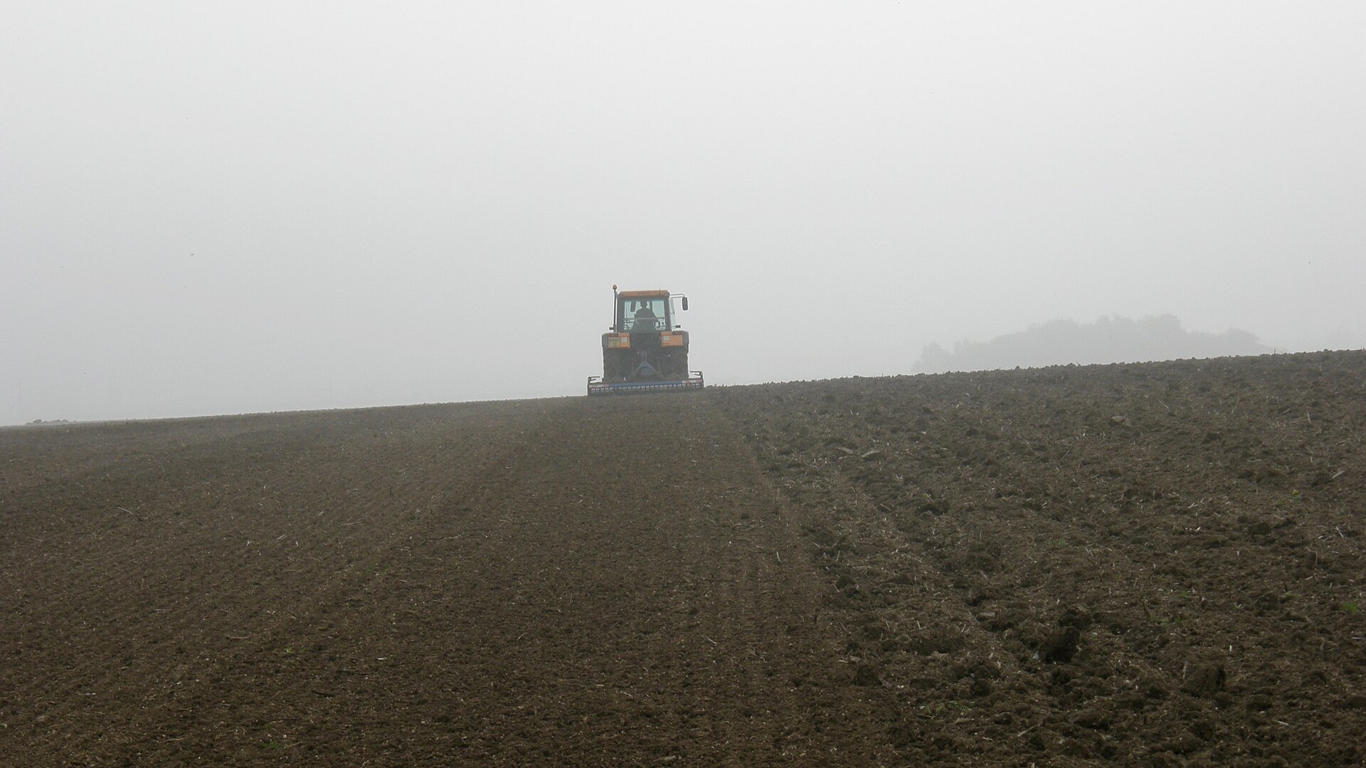 Contractor machinery at work