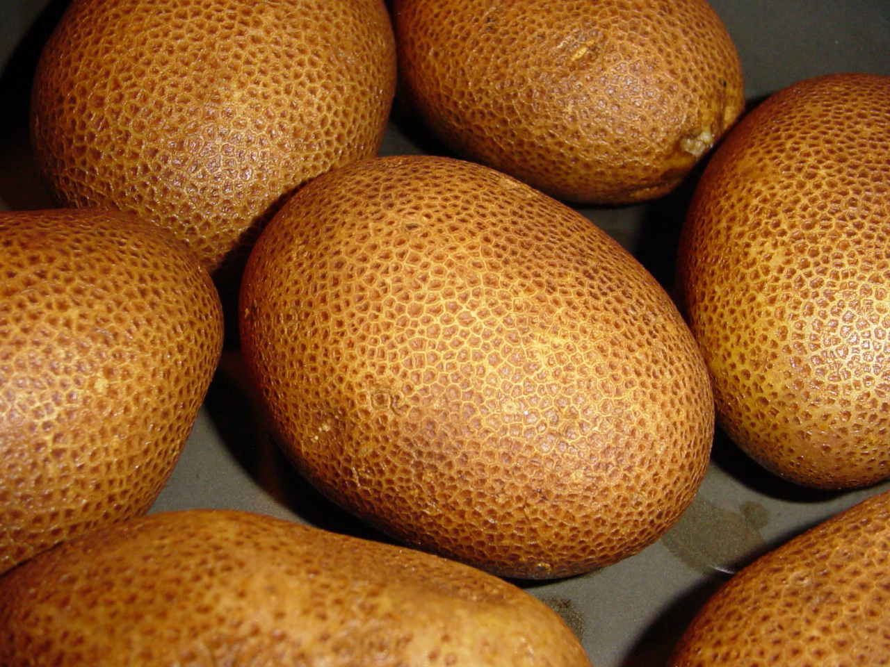 organic cultivated Russet Burbank potato