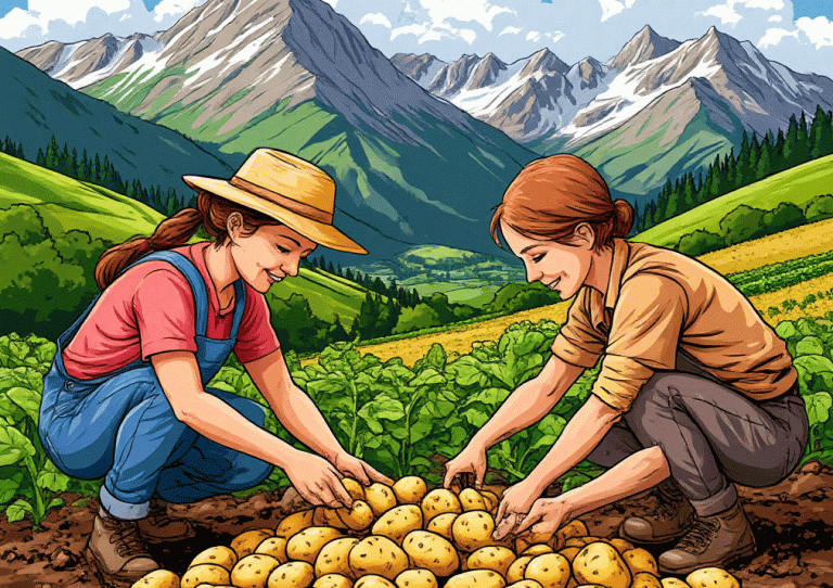 Potato Harvest Success in Tolokan Village: A Model of Highland Agriculture and Community Resilience