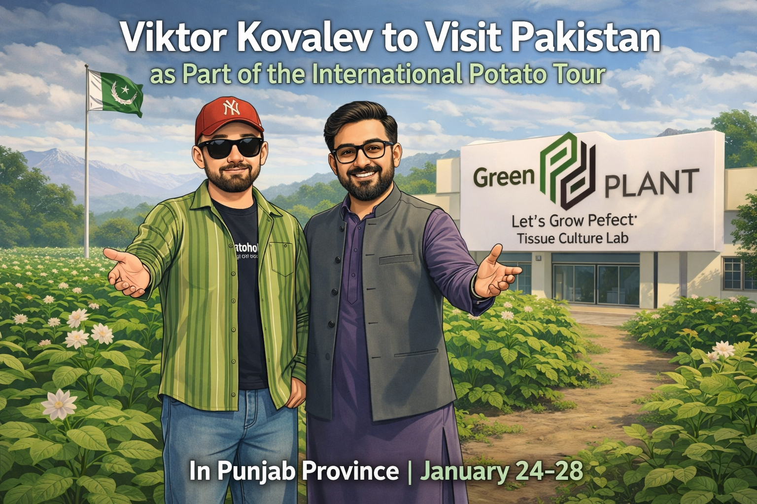 Viktor Kovalev visiterà il Pakistan nell'ambito del tour internazionale delle patate