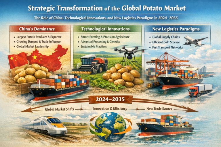 Strategic Transformation of the Global Potato Market: The Role of China, Technological Innovations, and New Logistics Paradigms in 2024–2035