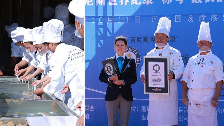 Taliya Mai Tsawon Mita 500 Daga China Ta Yi Tattaki Mafi Tsawon Dabbobi a Duniya 39 Noodle Mafi Dadewa A Duniya: Abin Mamaki Mai Tsawon Mita 500 daga China